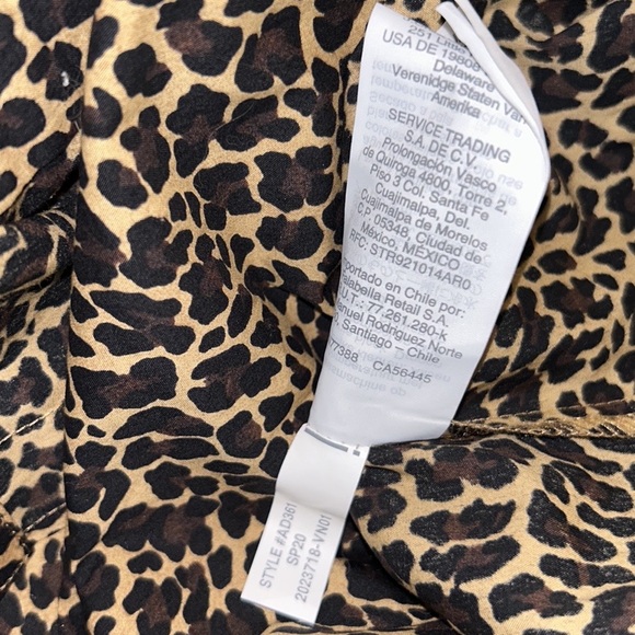 J. Crew Signature Fit Leopard Printed Button Up Shirt - XXL - Picture 12 of 14